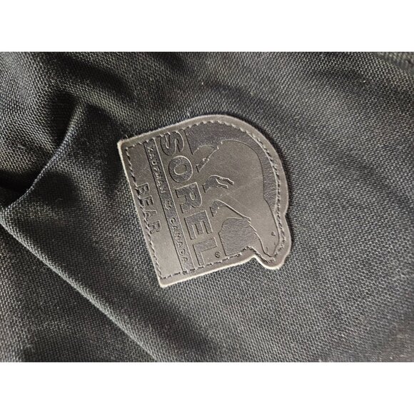 Sorel Vintage Mens Bear Boots Black Heavy-Duty Insulated Winter Snow Boots Rubbe - Picture 6 of 8